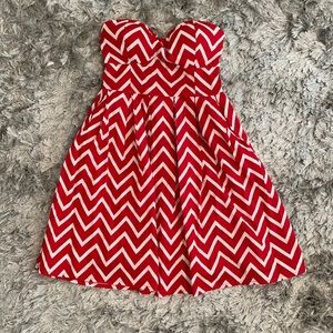 Strapless Chevrolet Mini Dress